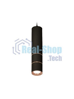 Светильник Ambrella Light XP7402085 SBK/PPG черный песок/золото розовое полированное MR16 GU5.3