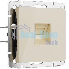 Розетка Ethernet RJ-45 (айвори акрил)