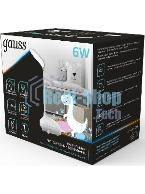 Светильник Gauss Qplus GTL701 (GT7011) настольный LED белый 6Вт