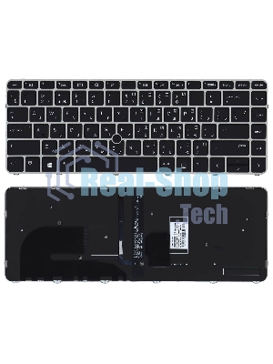 Клавиатура для ноутбука HP ZBook 14u G4 черная