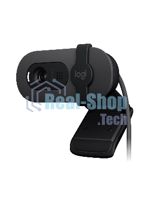 Веб-камера Logitech Brio 105 1920x1080, 30 кадр/с, USB Type-A, микрофон (шумоподавление), шторка приватности, автоосвещение, универсальное крепление