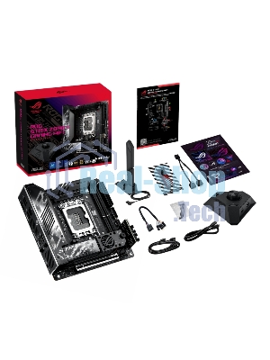 Материнская плата ASUS ROG STRIX Z890-I GAMING WIFI, LGA1851, Intel Z890, 2xDDR5, 2xSATA, 2xM.2, 1xPCI-E 5.0 x16, 1xHDMI, 2xThunderbolt 4, 1x2.5Gb LAN, 9xUSB-A, 1xUSB-C, 5.1, Mini-ITX