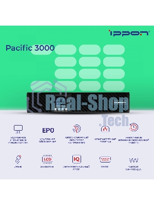 Источник бесперебойного питания Ippon Pacific 3000 2700Вт 3000ВА черный