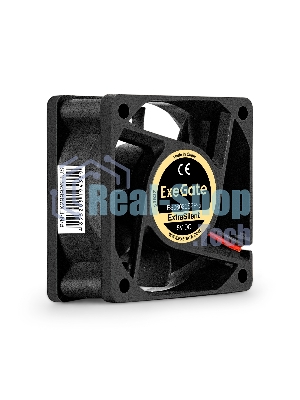 Вентилятор 5В DC ExeGate ExtraSilent ES06025S2P-5 (60x60x25 мм, Sleeve bearing (подшипник скольжения), 2pin, 2300RPM, 18dBA)