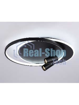 Светильник Ambrella light FL51393/1+2 BK черный 3000K-6400K 65W 560*480*120 (ПДУ РАДИО 2.4G)