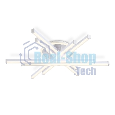 Потолочный светодиодный светильник Ambrella light FL6271 WH белый 98W 3000K-6400K 700*615*135 (ПДУ ИК)