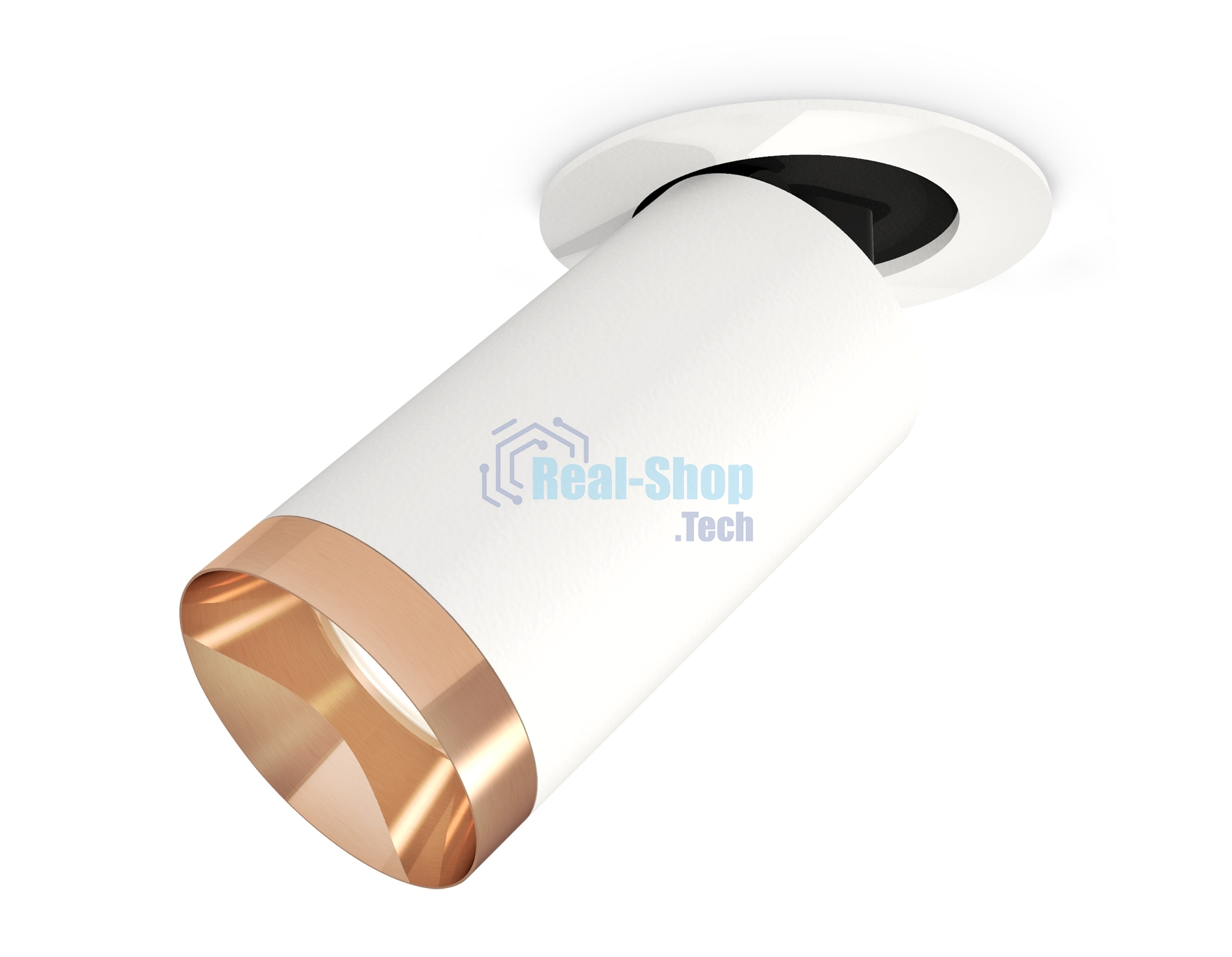 Светильник Ambrella Light XM6322205 SWH/PPG белый песок/золото розовое полированное MR16 GU5.3 (A2241, C6322, N6135)