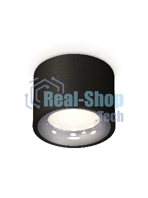 Светильник Ambrella Light XS7511022 SBK/PSL черный песок/серебро полированное MR16 GU5.3 (C7511, N7012)
