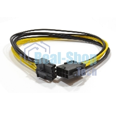 Удлинитель кабеля питания Cablexpert CC-PSU-84, PCI-Express 6+2pin M/PCI-Express 6+2pin F, 30 см
