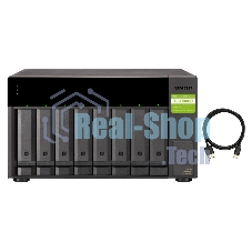 Полка расширения сетевого хранилища без дисков SMB QNAP TL-D800C USB 3.2 Gen 2 Type-C JBOD storage enclosure, 8-tray 3,5