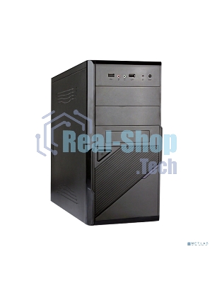 Компьютерный корпус ExeGate EX284022RUS Minitower BA-201 Black, mATX, (без БП), 2*USB, Audio