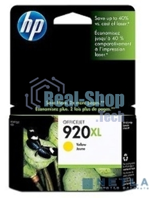 Картридж струйный HP 920XL CD974AE желтый для HP OJ 6000/6500 (700 стр.)