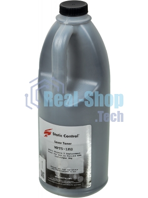 Тонер Static Control MPT5-1KG черный флакон 1000гр. для принтера HP LJ1200/4100/5000