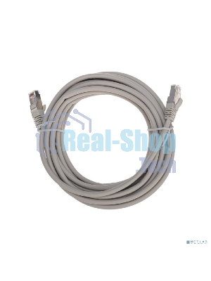 Патч-корд F/UTP Rexant cat.5e, RJ45-RJ45, 26AWG, ZH нг(А)-HF, серый, 5 м