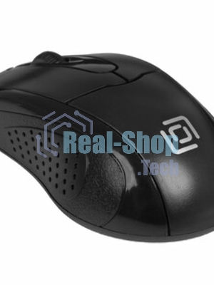 Мышь проводная Oklick 305M черный, 1000 dpi, USB, кнопки - 3