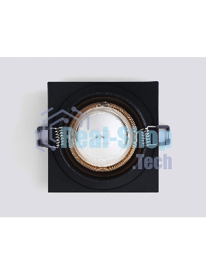 Светильник встраиваемый Ambrella light TN102730 BK/GD черный/золото GU5.3 92*92*23