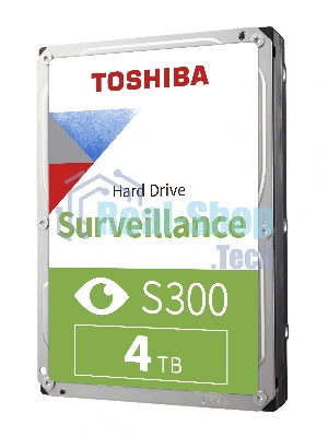 Жесткий диск Toshiba HDD SATA3 4Tb Surveillance S300 (SMR) 5400 256Mb (analog HDWT740UZSVA)