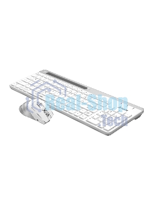 Комплект клавиатура+мышь A4Tech FStyler FB2535C беспроводной, USB + Bluetooth, 2000 DPI, белый