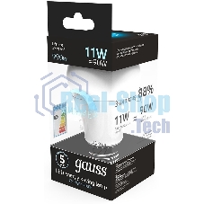 Лампа cветодиодная Gauss LED A60-dim E27 11W 990lm 4100К SQ102502211-D