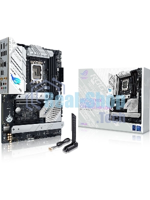 Материнская плата ASUS ROG STRIX B760-A GAMING WIFI, LGA 1700, Intel B760, 4xDDR5, 4xSATA, 3xM.2, 1xPCIe 5.0 x16, 1xPCIe 3.0 x4, 1xHDMI, 1xDP, 1x 2.5Gb LAN, 1xUSB-A 3.2 Gen 2, 2xUSB-A 3.2 Gen 1, 4xUSB 2.0, 5x3.5 мм, 7.1, Standard-ATX
