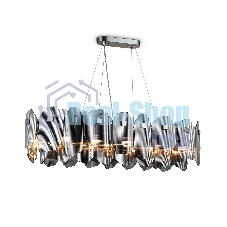 Светильник Ambrella light LH31205/12 SN/SM сатин никель/дымчатый E14*12 max 40W 1000*340*270