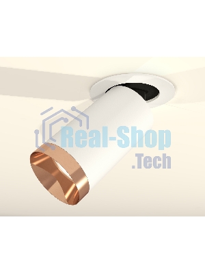 Светильник Ambrella Light XM6322205 SWH/PPG белый песок/золото розовое полированное MR16 GU5.3 (A2241, C6322, N6135)