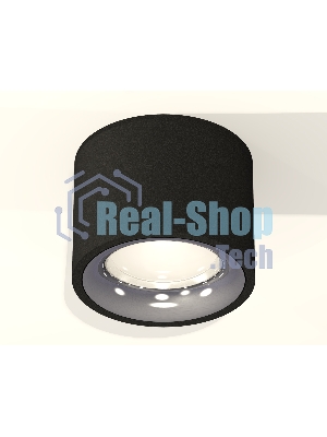 Светильник Ambrella Light XS7511022 SBK/PSL черный песок/серебро полированное MR16 GU5.3 (C7511, N7012)