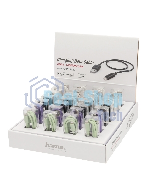 Кабель Hama H-187244 00187244 USB A(m) Lightning (m) 0.75м ассорти