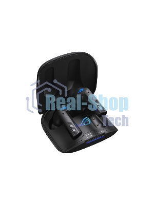 Гарнитура ASUS ROG Cetra True Wireless SpeedNova чёрный, беспроводная, радиоканал, до 26 ч, совместимость с PS5