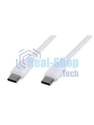 Кабель USB2.0 Cablexpert CC-USB2-AMCM-66W-1.8M-W, AM/Type-C, 6A, 66Вт, QC3.0, 1.8м, медь, белый, пакет