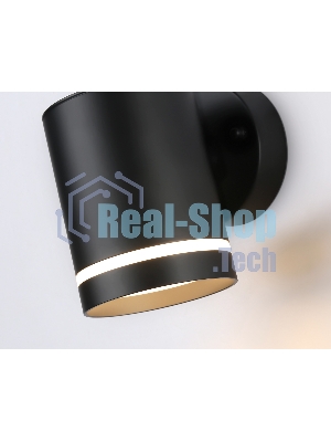 Светильник Ambrella light ST3327 BK черный IP54 GX53 max 15W 110*85*125