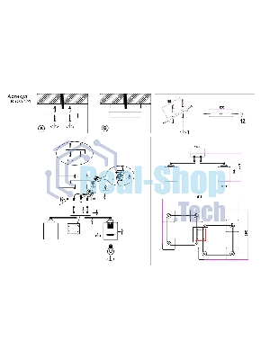 Светильник Ambrella light TR303224/6 BK/CH/FR черный/хром/белый матовый E27*6 max 60W 615*390*220
