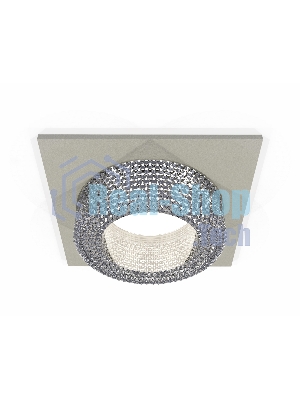 Комплект встраиваемого светильника Ambrella light XC7633020 SGR/CL серый песок/прозрачный MR16 GU5.3 (C7633, N7191)