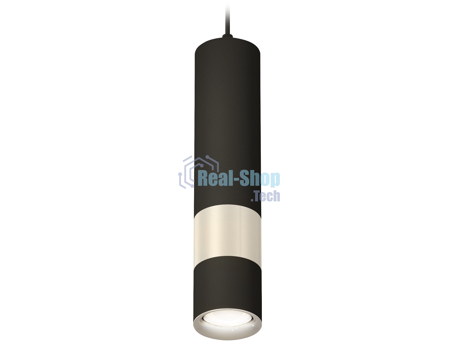 Светильник Ambrella Light XP7402090 SBK/PSL черный песок/серебро полированное MR16 GU5.3
