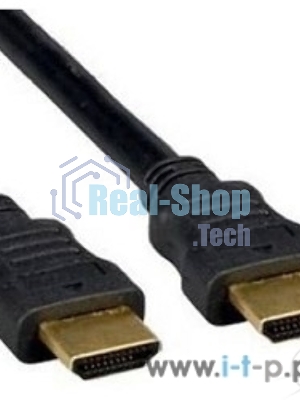 Кабель Cablexpert HDMI CC-HDMI4F-10, 19M/19M, v2.0, медь, позол.разъемы, экран, плоский кабель, 3м, черный, пакет