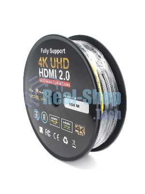 Активный оптический кабель Cablexpert HDMI, 100м, v2.0, 19M/19M, AOC Premium Series, позол.разъемы, экран, коробка