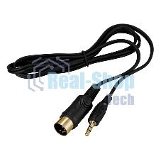 Шнур Rexant DIN 5 Pin - Stereo 3,5 мм, длина 1,5 метра (GOLD)