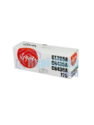 Картридж Sakura CE285A/CB435A/436A/725 для HP P1005/P1006/P1500/P1505/1522/M1120/M1120N/M1522N/M1522F/P1505N/P1102/P1102W/M1132, Canon LBP6000/6018/6020/6030/MF3010 черный, 2000 к.