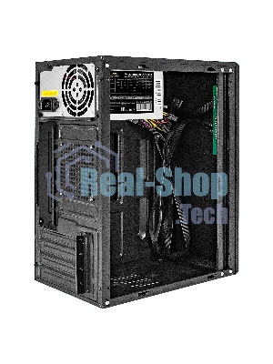 Компьютерный корпус Minitower ExeGate BAA-408U-AAA400 (mATX, БП AAA400 с вент. 8см, 2хUSB/1хUSB 3.0, HD Audio, черный)
