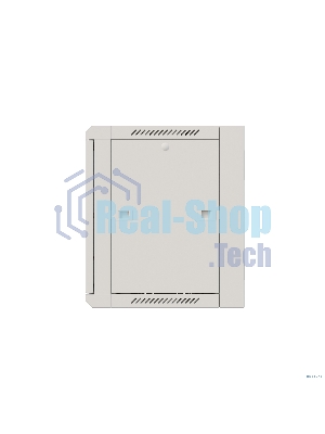 Шкаф коммутационный NTSS Премиум (NTSS-W12U6060GS-2) настенный 12U 600x600 мм пер. дв. стекл 60 кг серый IP20 сталь