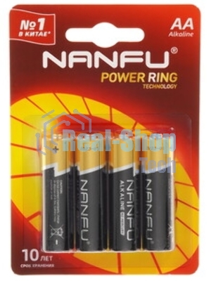 Батарейка щелочная AA Nanfu LR6 2B (2шт.)