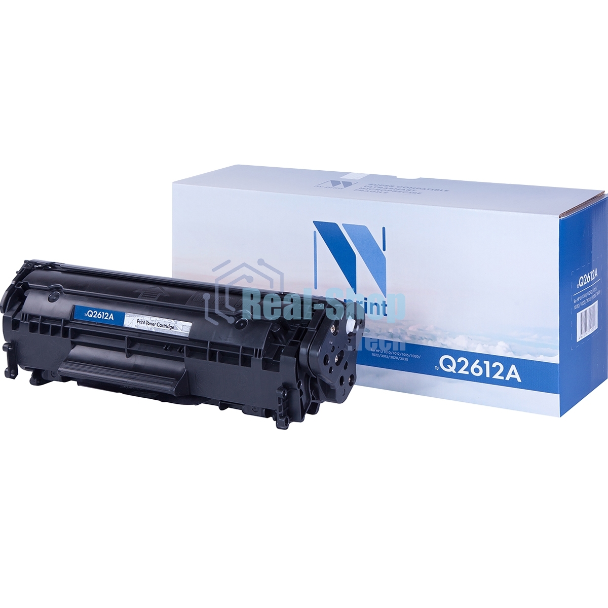Картридж лазерный NVPrint совместимый HP Q2612A для LJ 1010/1012/1015/1020/1022/3015/3020/3030 (2000k)