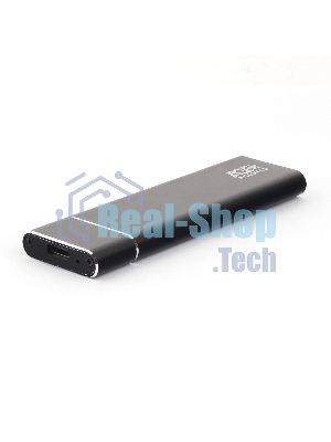Внешний корпус AgeStar M.2 USB 3.0 NGFF (B-key) AgeStar 3UBNF5C алюминий, черный/серебристый