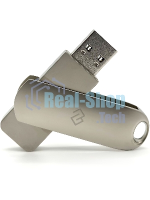 Флешка USB Digma DRIVE3 (DGFUM128A30SR), 128Gb, USB 3.0, R/W 70/30, серебристый
