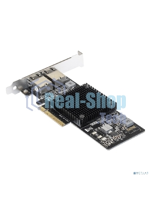 Сетевой адаптер ExeGate EXE-X550-T2 (PCI-E x8 v3.0, порты 2xRJ45 (медные), 10Gb/s (10/5/2.5/1Gb/s, 100Mb/s), Server NIC Intel Chipset X550)
