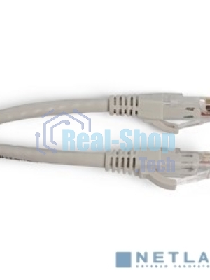 Патч-корд Hyperline PC-LPM-UTP-RJ45-RJ45-C6a-10M-LSZH-GY U/UTP, Cat.6a 10G, LSZH, 10 м, серый