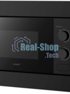 Микроволновая печь Vitek VT-MW1220 черный, 20 л, 700 Вт, переключатели - поворотный механизм