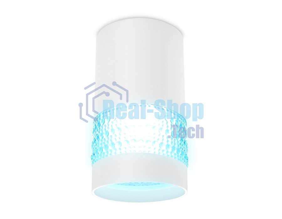 Светильник Ambrella light TN371 SWH/BL белый песок/голубой GU5.3 D65*117