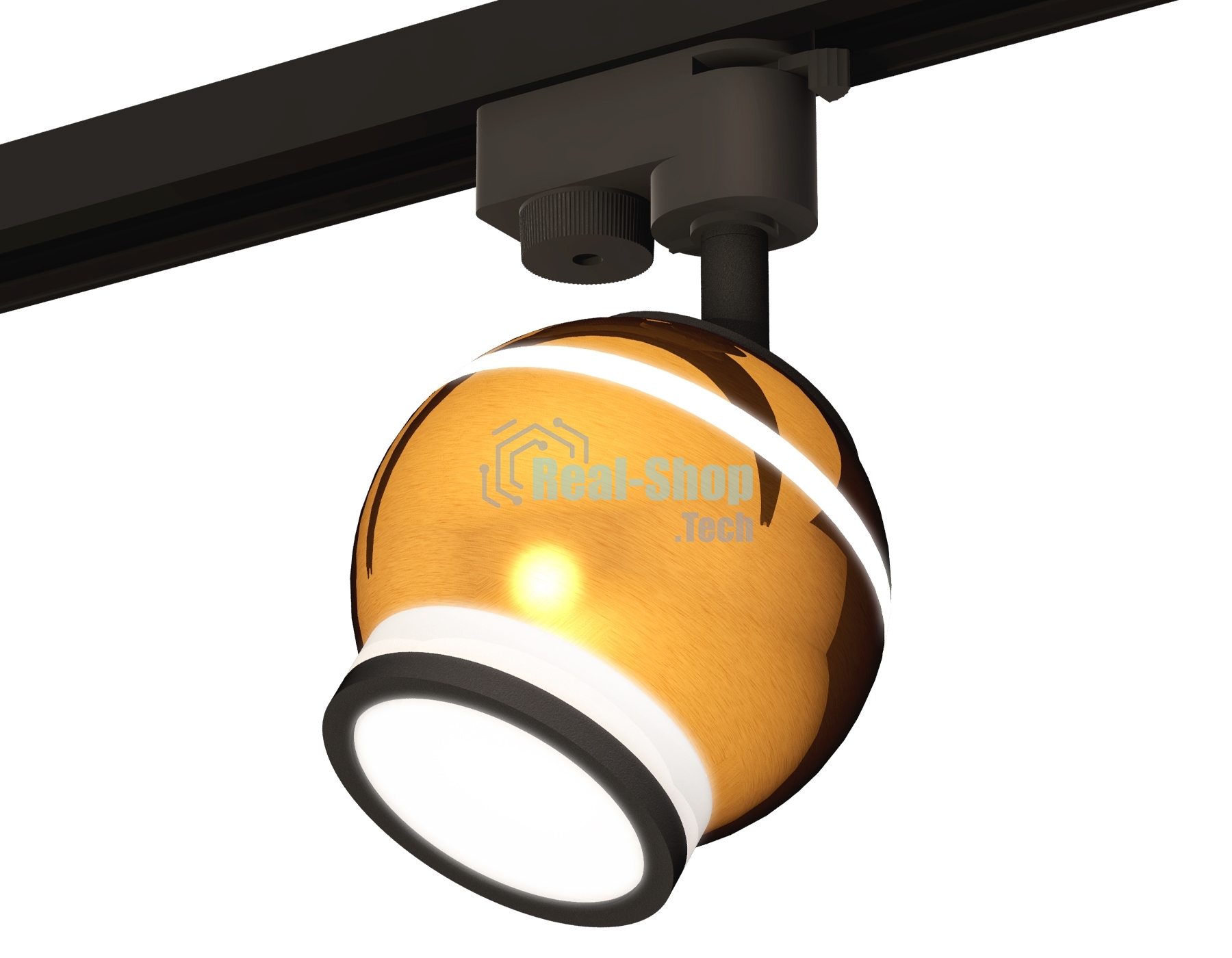Светильник Ambrella light XT1105006 PYG/SBK/FR золото желтое полированное/черный песок/белый матовый MR16 GU5.3 LED 3W 4200K