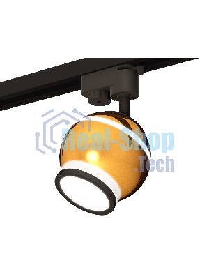 Светильник Ambrella light XT1105006 PYG/SBK/FR золото желтое полированное/черный песок/белый матовый MR16 GU5.3 LED 3W 4200K